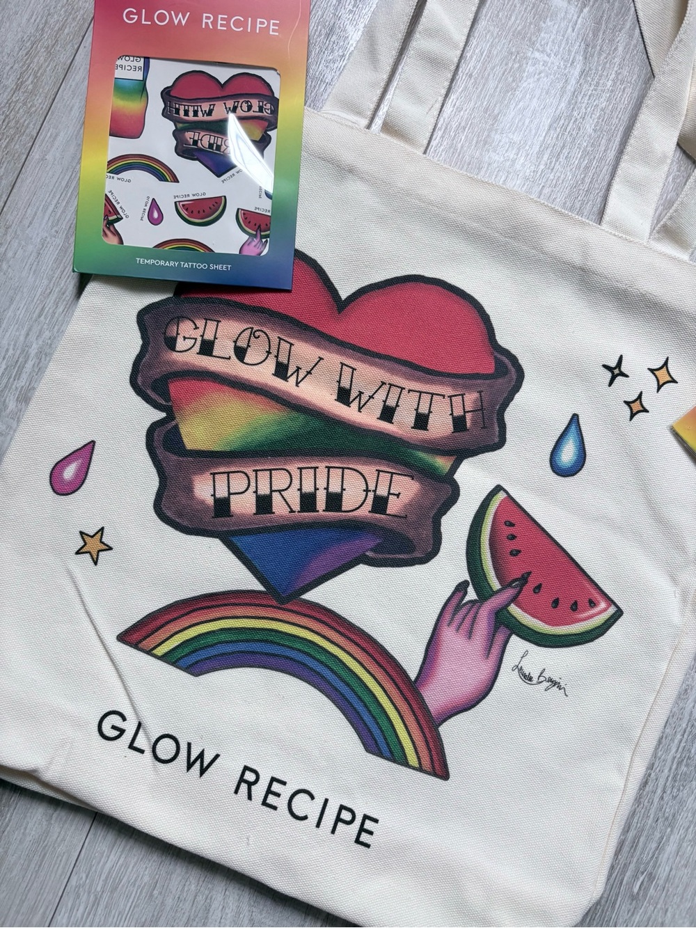 Glow Recipe Pride Tote - Picture 2 of 5